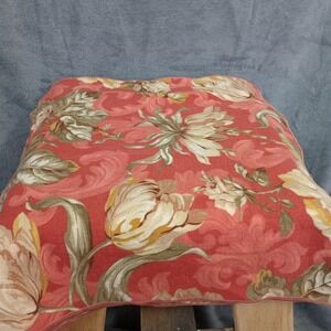 Waverly (?) Red Cream Floral Cloth Napkins And Placemats Lot 10 Each‎